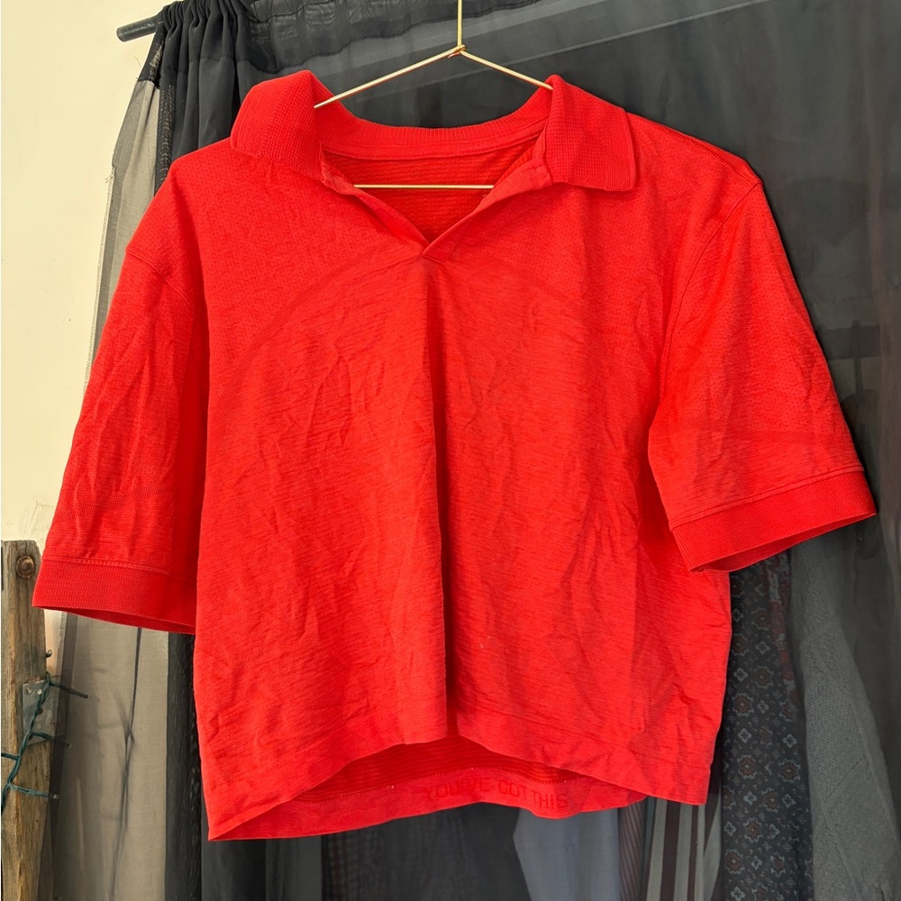 Women’s Lululemon cropped Polo